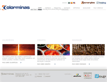 Tablet Screenshot of colorminas.com.br